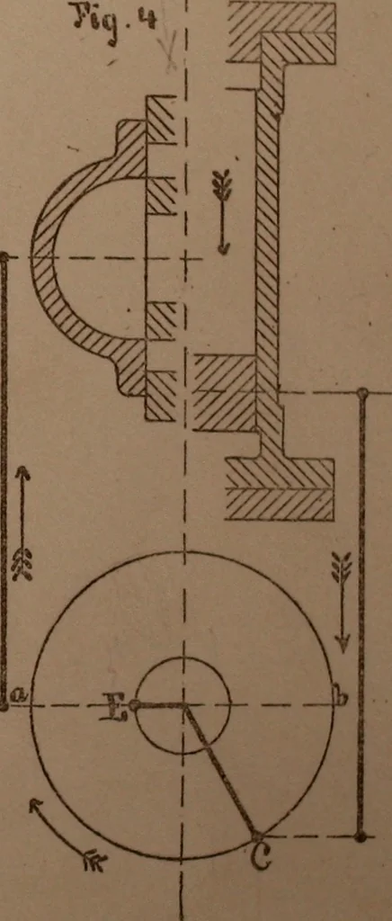 An illustration from Senior course in mechanical drawing, 1897, leaf 176