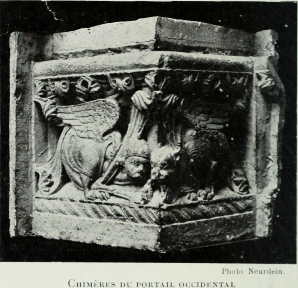 An illustration from Senlis, 1922, leaf 77