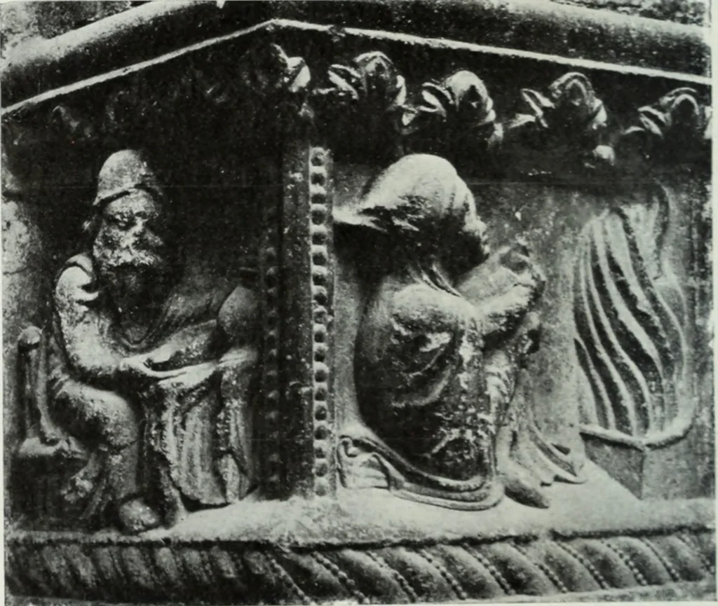 An illustration from Senlis, 1922, leaf 79