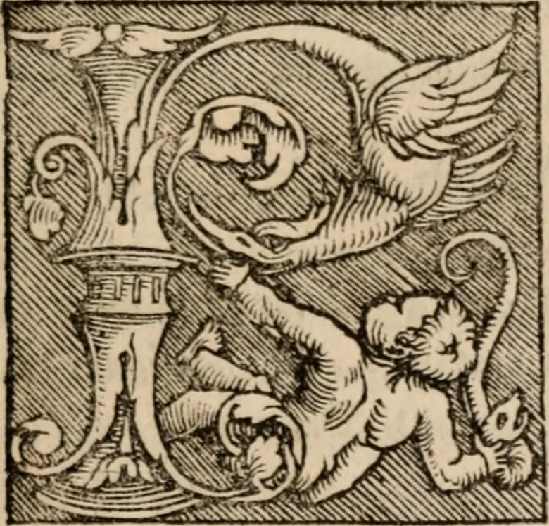 An illustration from Sentenciae ex doctoribvs collectae, qvas papistæ ualde impudenter hodie damnant, 1536, leaf 104