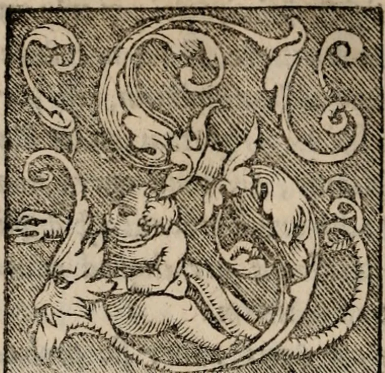 An illustration from Sentenciae ex doctoribvs collectae, qvas papistæ ualde impudenter hodie damnant, 1536, leaf 33