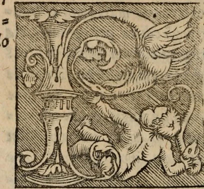 An illustration from Sentenciae ex doctoribvs collectae, qvas papistæ ualde impudenter hodie damnant, 1536, leaf 69