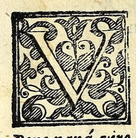 An illustration from Sententiae insignes Graecorum quinquag. comicorum, quorum opera integra non extant, Latino idiomate collectae : accessit vniuscuisq[ue] poetae vita accuratè conscripta, & Platonii fragmentum de comoedarium differentijs : poetarum nomina proximé praefationem sequuntur, 1612, leaf 24