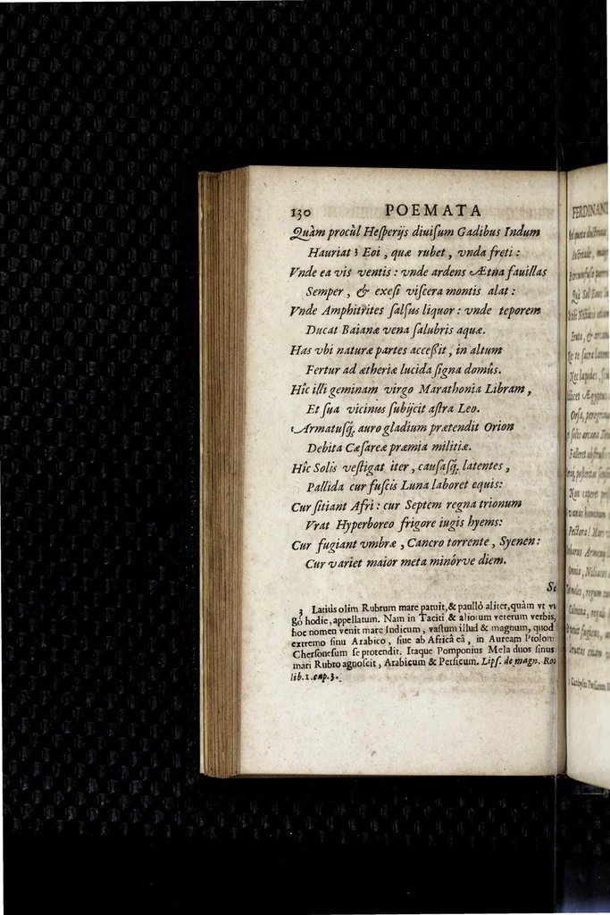 An illustration from Septem illustrium virorum poemata, 1660, leaf 162