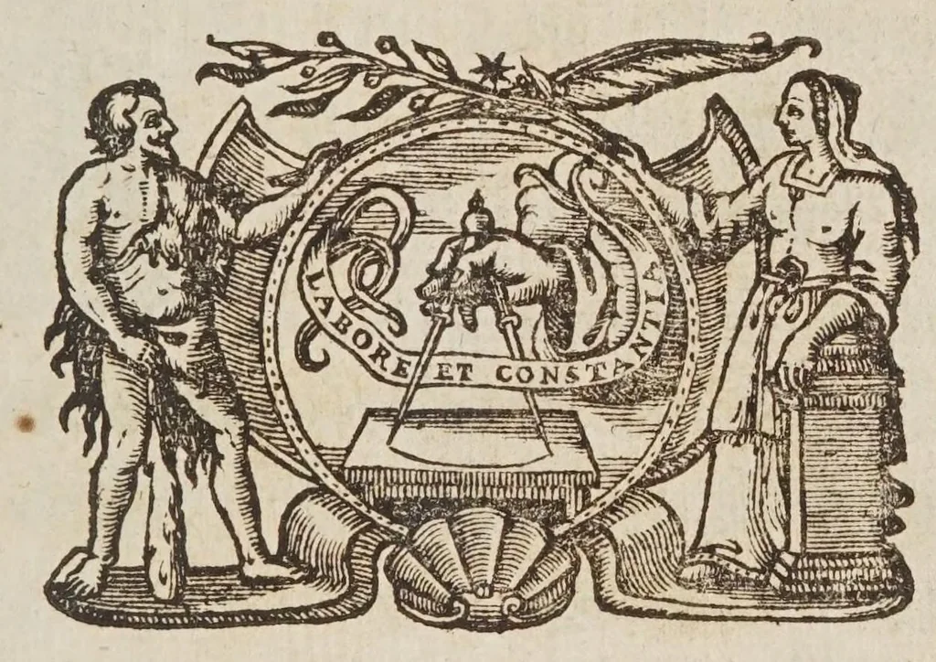 An illustration from Septem illustrium virorum poemata, 1662, leaf 5