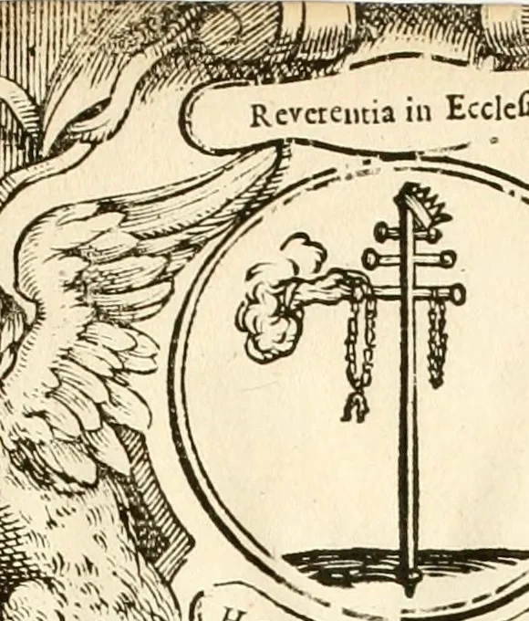 An illustration from Serenissimorum pientissimorumque principum austriacorum symbola et elogia, 1647, leaf 42