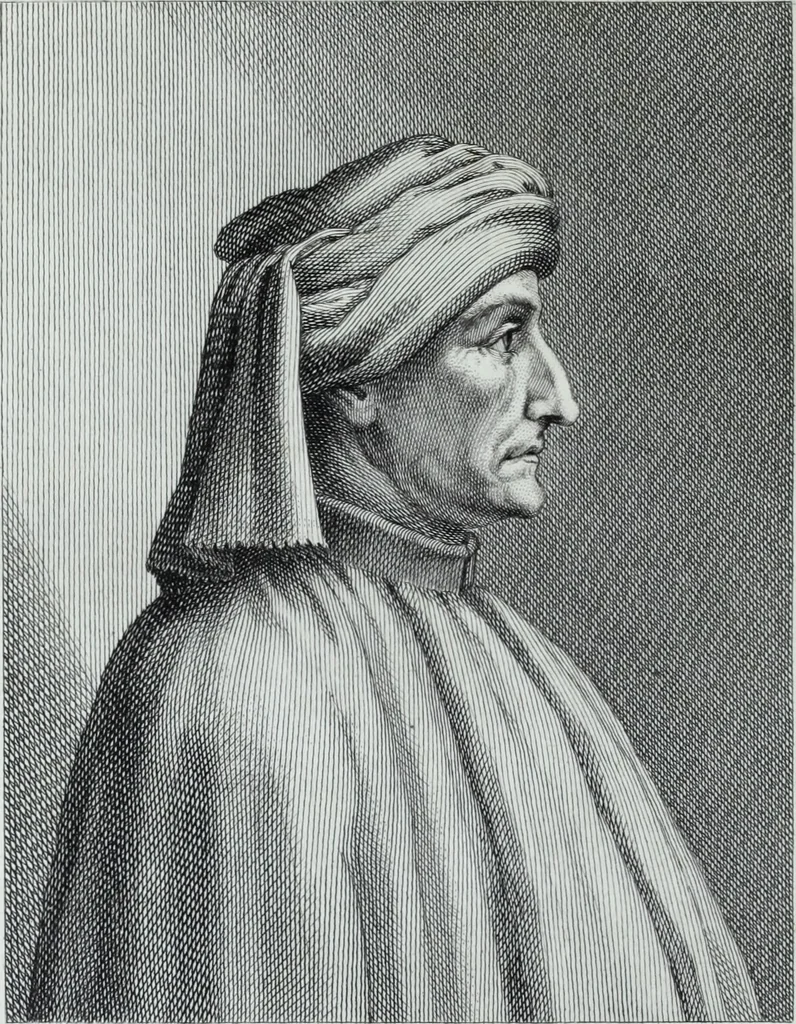 An illustration from Serie degli uomini i più illustri nella pittura, scultura, e architettura : con i loro elogi, e ritratti incisi in rame cominciando dalla sua prima restaurazione fino ai tempi presenti .., 1769, leaf 83