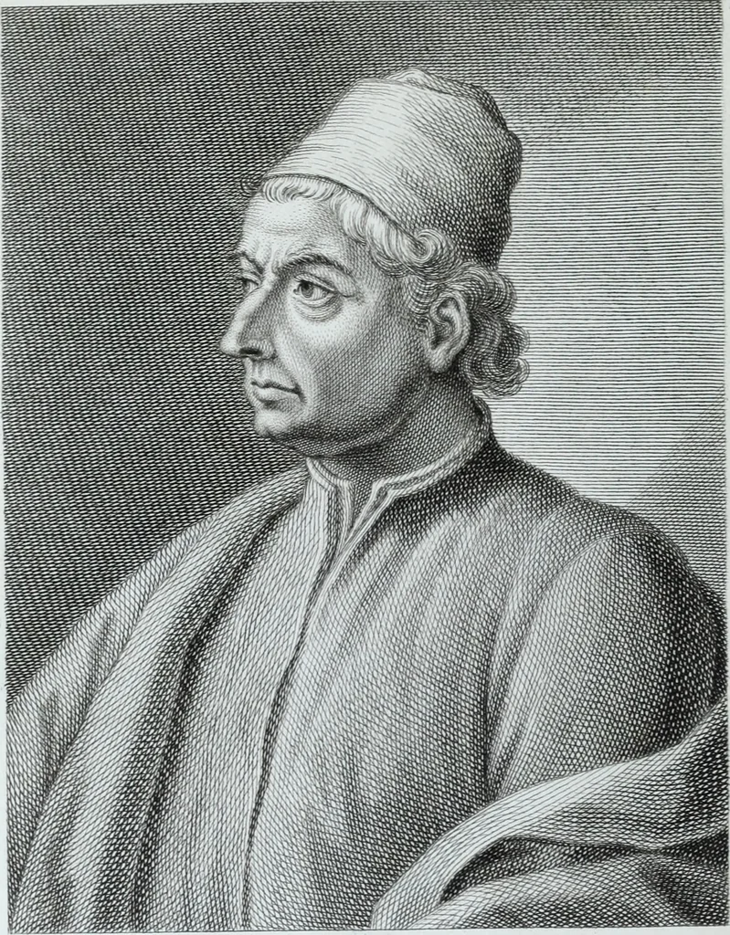 An illustration from Serie degli uomini i più illustri nella pittura, scultura, e architettura : con i loro elogi, e ritratti incisi in rame cominciando dalla sua prima restaurazione fino ai tempi presenti .., 1769, leaf 115