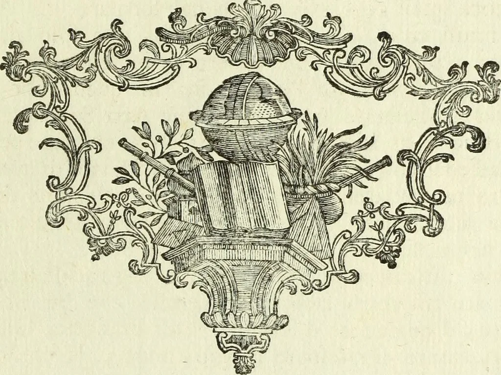 An illustration from Serie degli uomini i più illustri nella pittura, scultura, e architettura : con i loro elogi, e ritratti incisi in rame cominciando dalla sua prima restaurazione fino ai tempi presenti .., 1769, leaf 152