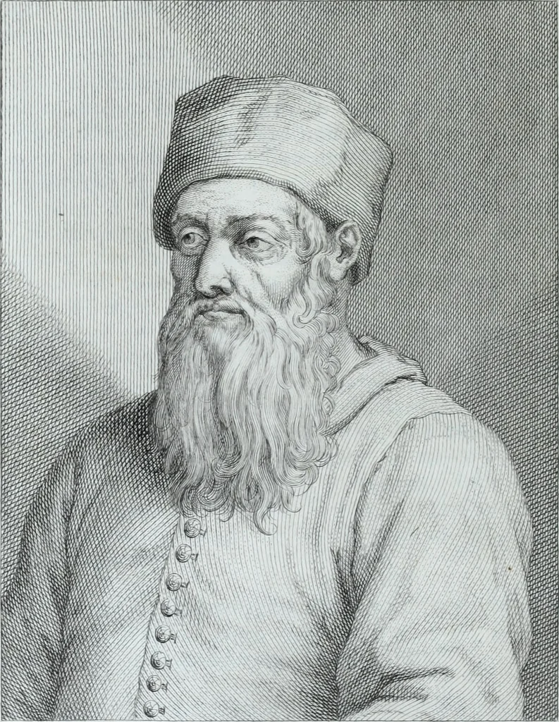 An illustration from Serie degli uomini i più illustri nella pittura, scultura, e architettura : con i loro elogi, e ritratti incisi in rame cominciando dalla sua prima restaurazione fino ai tempi presenti .., 1769, leaf 41