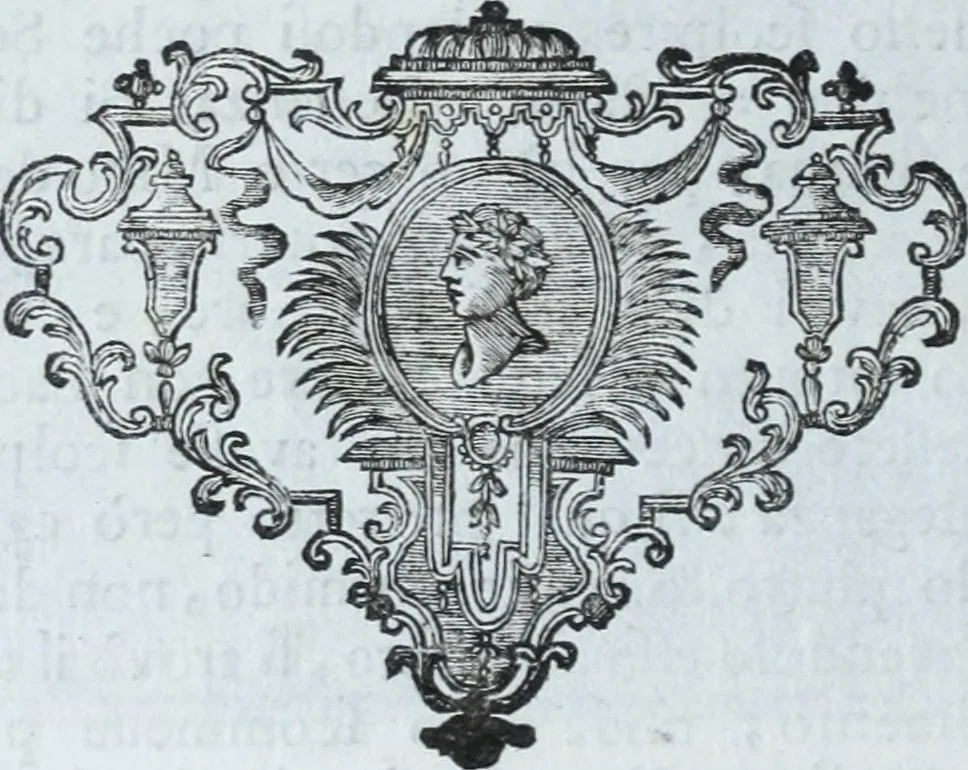 An illustration from Serie degli uomini i più illustri nella pittura, scultura, e architettura : con i loro elogi, e ritratti incisi in rame cominciando dalla sua prima restaurazione fino ai tempi presenti .., 1769, leaf 95