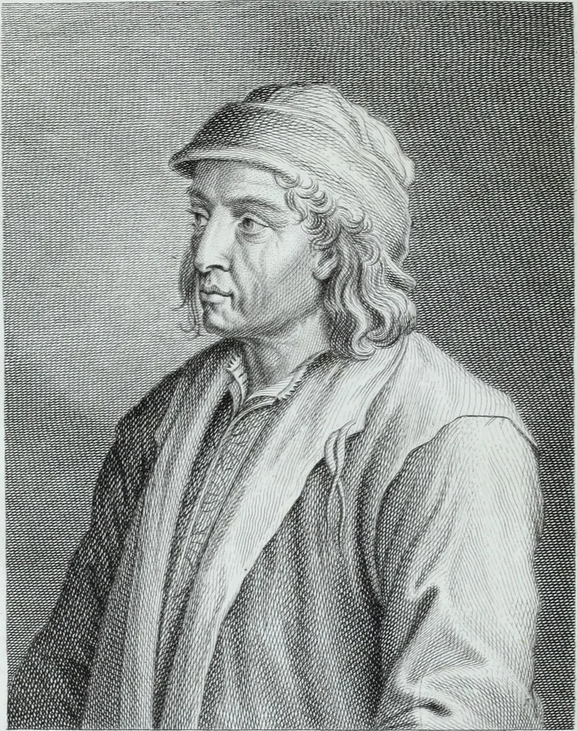 An illustration from Serie degli uomini i più illustri nella pittura, scultura, e architettura : con i loro elogi, e ritratti incisi in rame cominciando dalla sua prima restaurazione fino ai tempi presenti .., 1769, leaf 135