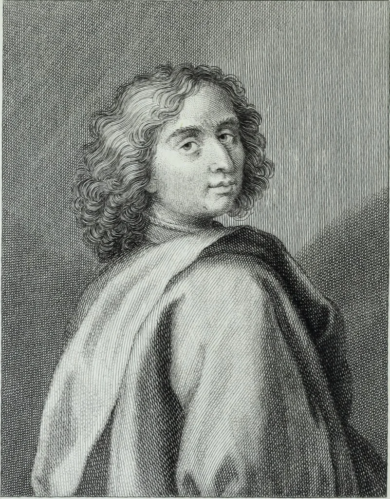 An illustration from Serie degli uomini i più illustri nella pittura, scultura, e architettura : con i loro elogi, e ritratti incisi in rame cominciando dalla sua prima restaurazione fino ai tempi presenti .., 1769, leaf 103