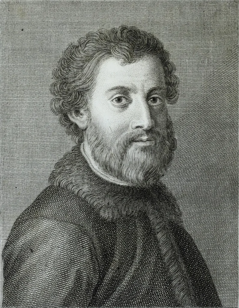 An illustration from Serie degli uomini i più illustri nella pittura, scultura, e architettura : con i loro elogi, e ritratti incisi in rame cominciando dalla sua prima restaurazione fino ai tempi presenti .., 1769, leaf 125