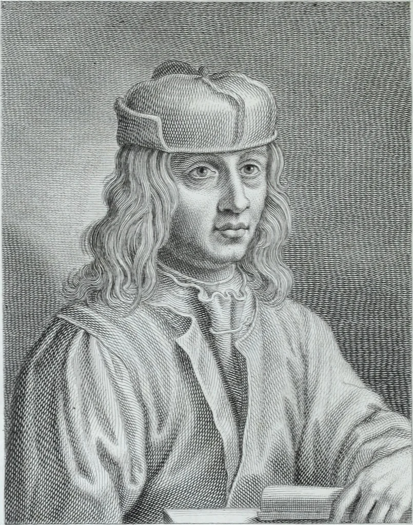 An illustration from Serie degli uomini i più illustri nella pittura, scultura, e architettura : con i loro elogi, e ritratti incisi in rame cominciando dalla sua prima restaurazione fino ai tempi presenti .., 1769, leaf 165