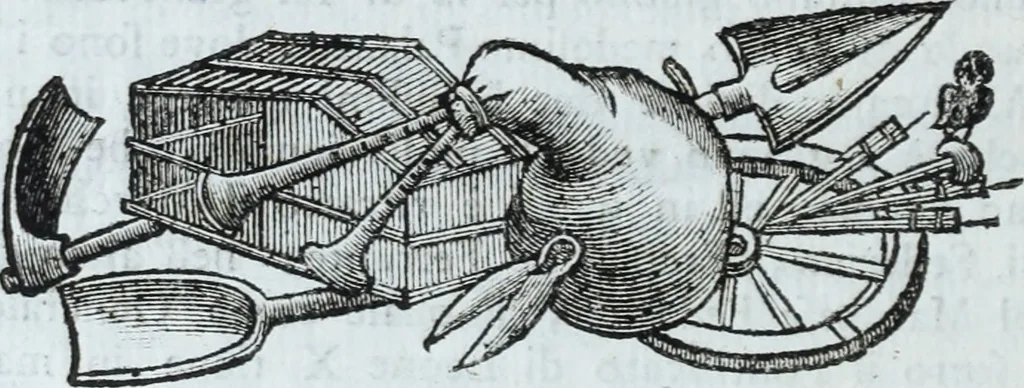 An illustration from Serie degli uomini i più illustri nella pittura, scultura, e architettura : con i loro elogi, e ritratti incisi in rame cominciando dalla sua prima restaurazione fino ai tempi presenti .., 1769, leaf 169