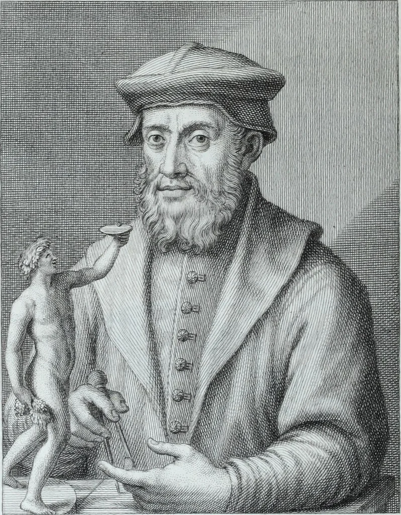 An illustration from Serie degli uomini i più illustri nella pittura, scultura, e architettura : con i loro elogi, e ritratti incisi in rame cominciando dalla sua prima restaurazione fino ai tempi presenti .., 1769, leaf 171