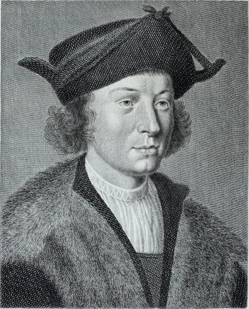 An illustration from Serie degli uomini i più illustri nella pittura, scultura, e architettura : con i loro elogi, e ritratti incisi in rame cominciando dalla sua prima restaurazione fino ai tempi presenti .., 1769, leaf 37