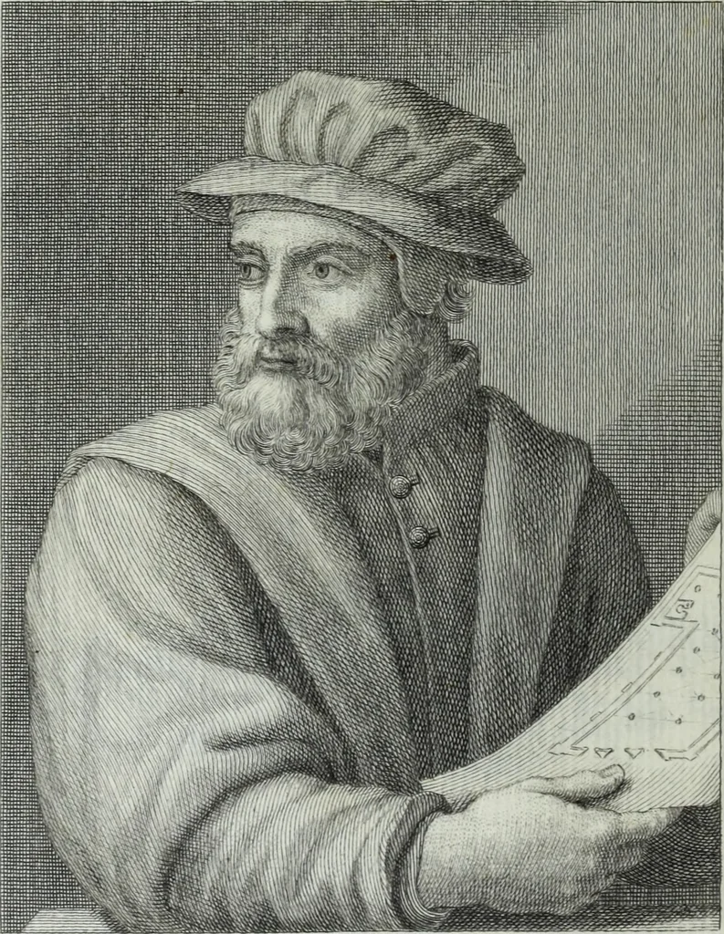 An illustration from Serie degli uomini i più illustri nella pittura, scultura, e architettura : con i loro elogi, e ritratti incisi in rame cominciando dalla sua prima restaurazione fino ai tempi presenti .., 1769, leaf 29