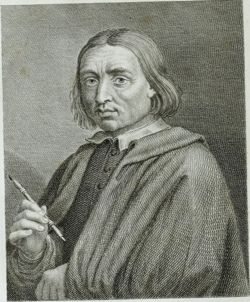 An illustration from Serie degli uomini i più illustri nella pittura, scultura, e architettura : con i loro elogi, e ritratti incisi in rame cominciando dalla sua prima restaurazione fino ai tempi presenti .., 1769, leaf 89