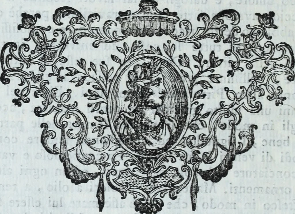 An illustration from Serie degli uomini i più illustri nella pittura, scultura, e architettura : con i loro elogi, e ritratti incisi in rame cominciando dalla sua prima restaurazione fino ai tempi presenti .., 1769, leaf 177