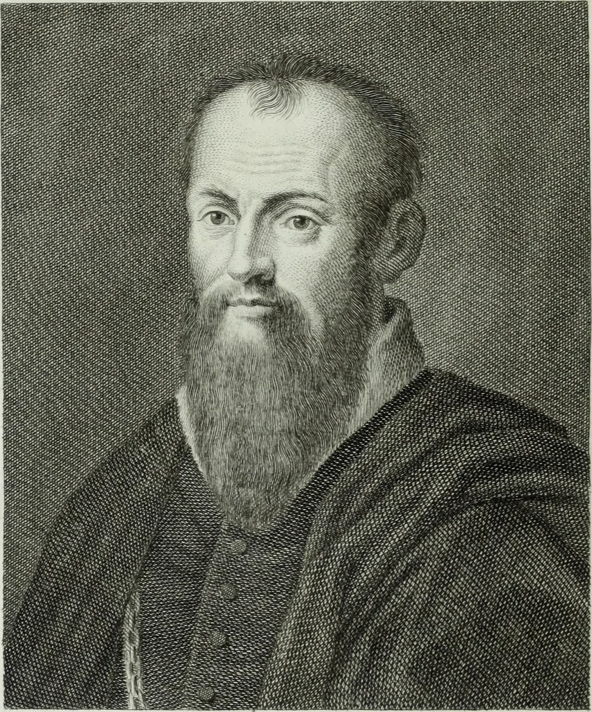 An illustration from Serie degli uomini i più illustri nella pittura, scultura, e architettura : con i loro elogi, e ritratti incisi in rame cominciando dalla sua prima restaurazione fino ai tempi presenti .., 1769, leaf 223