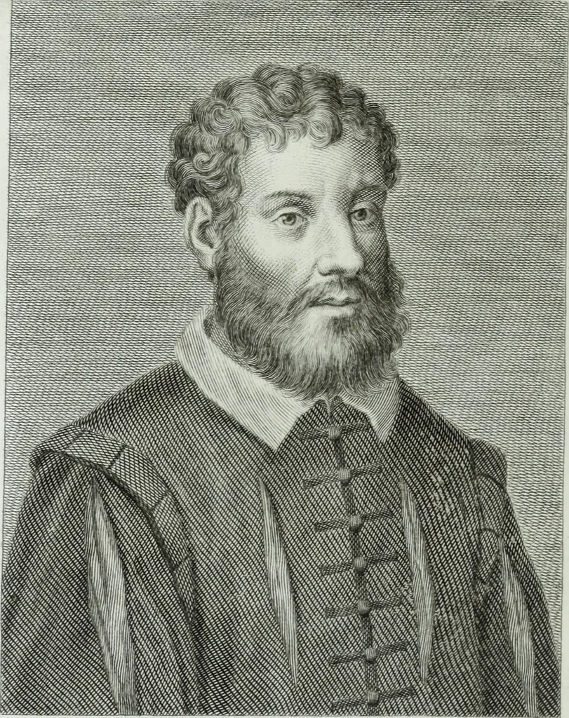 An illustration from Serie degli uomini i più illustri nella pittura, scultura, e architettura : con i loro elogi, e ritratti incisi in rame cominciando dalla sua prima restaurazione fino ai tempi presenti .., 1769, leaf 257