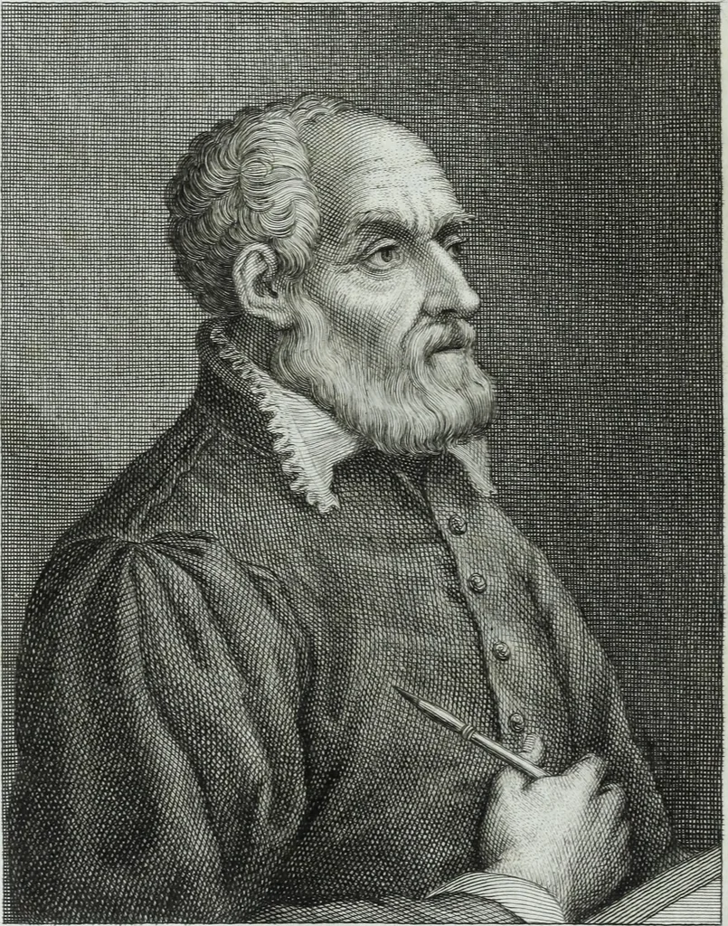 An illustration from Serie degli uomini i più illustri nella pittura, scultura, e architettura : con i loro elogi, e ritratti incisi in rame cominciando dalla sua prima restaurazione fino ai tempi presenti .., 1769, leaf 67