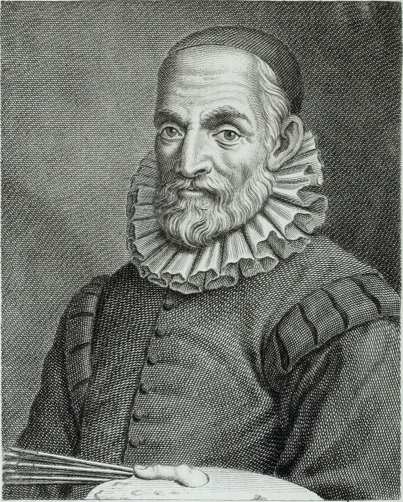 An illustration from Serie degli uomini i più illustri nella pittura, scultura, e architettura : con i loro elogi, e ritratti incisi in rame cominciando dalla sua prima restaurazione fino ai tempi presenti .., 1769, leaf 85