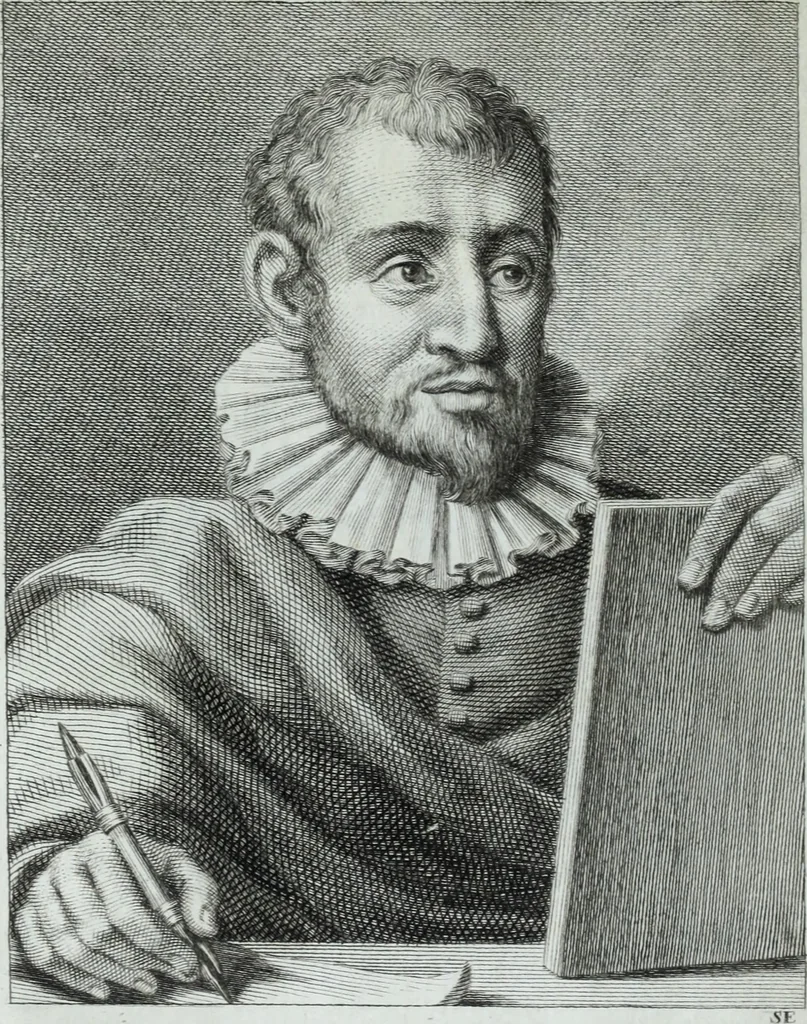 An illustration from Serie degli uomini i più illustri nella pittura, scultura, e architettura : con i loro elogi, e ritratti incisi in rame cominciando dalla sua prima restaurazione fino ai tempi presenti .., 1769, leaf 117
