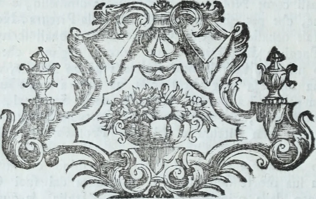 An illustration from Serie degli uomini i più illustri nella pittura, scultura, e architettura : con i loro elogi, e ritratti incisi in rame cominciando dalla sua prima restaurazione fino ai tempi presenti .., 1769, leaf 97