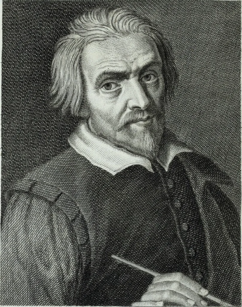 An illustration from Serie degli uomini i più illustri nella pittura, scultura, e architettura : con i loro elogi, e ritratti incisi in rame cominciando dalla sua prima restaurazione fino ai tempi presenti .., 1769, leaf 37