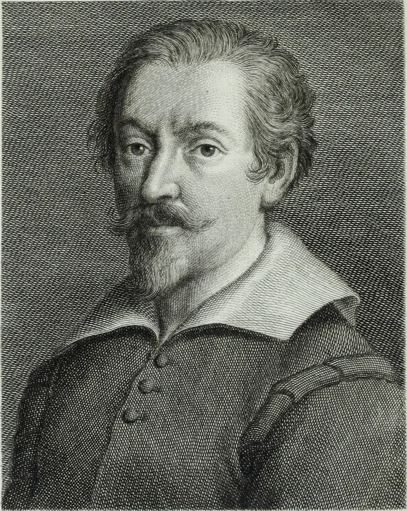 An illustration from Serie degli uomini i più illustri nella pittura, scultura, e architettura : con i loro elogi, e ritratti incisi in rame cominciando dalla sua prima restaurazione fino ai tempi presenti .., 1769, leaf 75