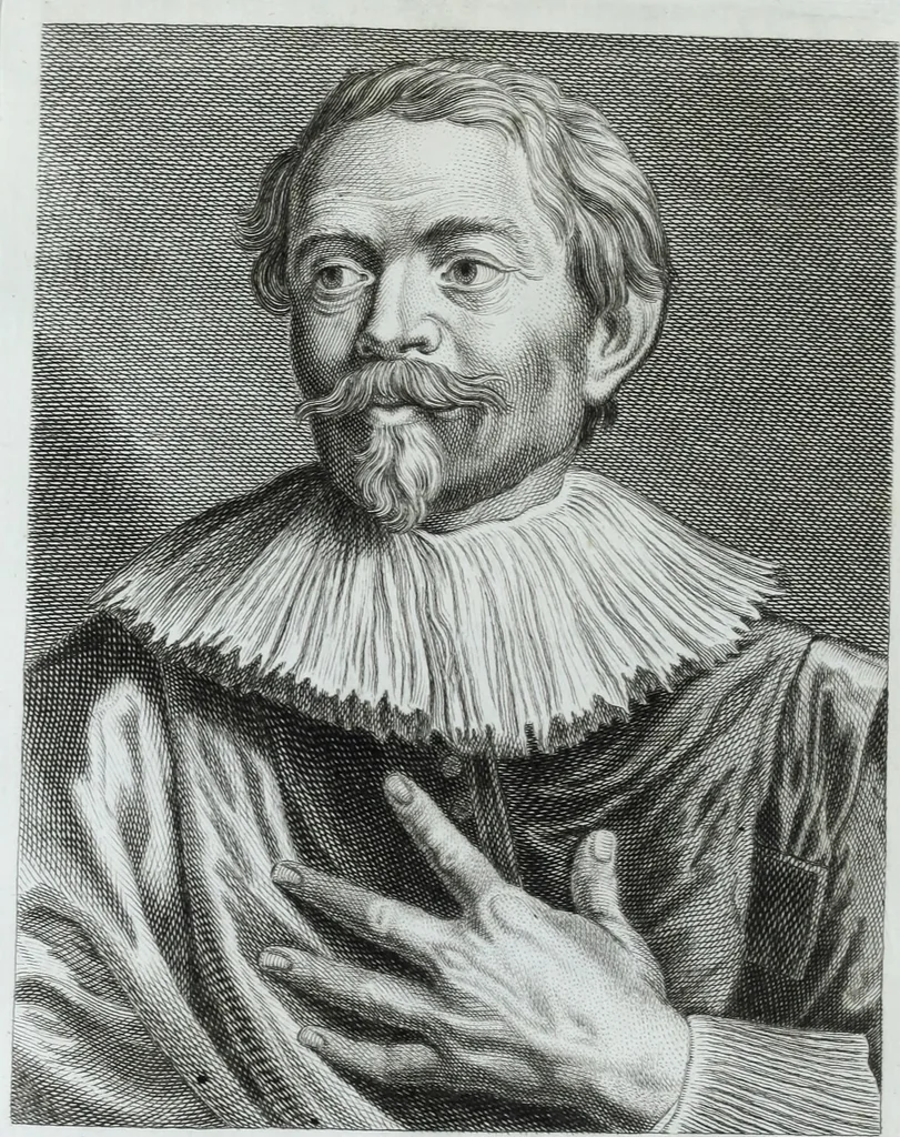 An illustration from Serie degli uomini i più illustri nella pittura, scultura, e architettura : con i loro elogi, e ritratti incisi in rame cominciando dalla sua prima restaurazione fino ai tempi presenti .., 1769, leaf 35