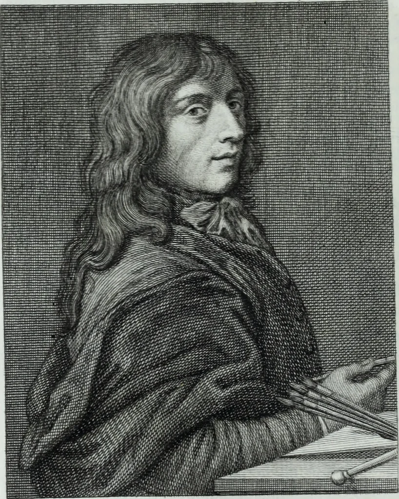 An illustration from Serie degli uomini i più illustri nella pittura, scultura, e architettura : con i loro elogi, e ritratti incisi in rame cominciando dalla sua prima restaurazione fino ai tempi presenti .., 1769, leaf 103
