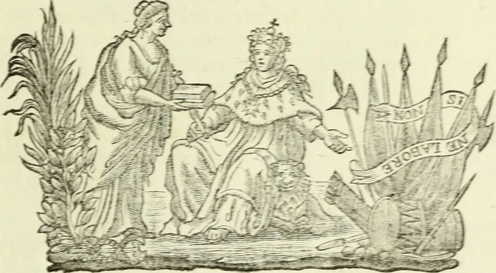 An illustration from Serie degli uomini i più illustri nella pittura, scultura, e architettura : con i loro elogi, e ritratti incisi in rame cominciando dalla sua prima restaurazione fino ai tempi presenti .., 1769, leaf 74
