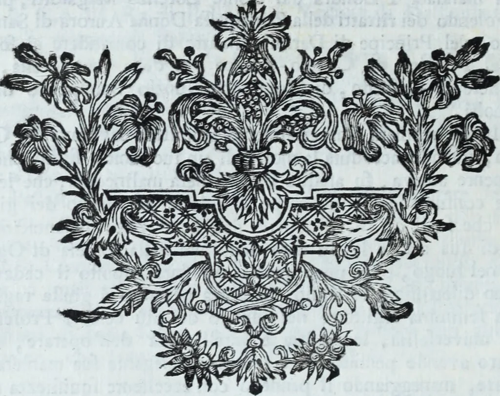 An illustration from Serie degli uomini i più illustri nella pittura, scultura, e architettura : con i loro elogi, e ritratti incisi in rame cominciando dalla sua prima restaurazione fino ai tempi presenti .., 1769, leaf 215