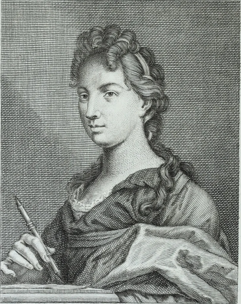 An illustration from Serie degli uomini i più illustri nella pittura, scultura, e architettura : con i loro elogi, e ritratti incisi in rame cominciando dalla sua prima restaurazione fino ai tempi presenti .., 1769, leaf 69