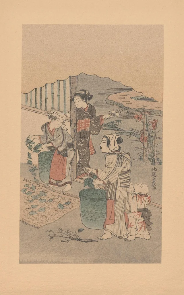 An illustration from Series Of Color Prints, 1925, leaf 4