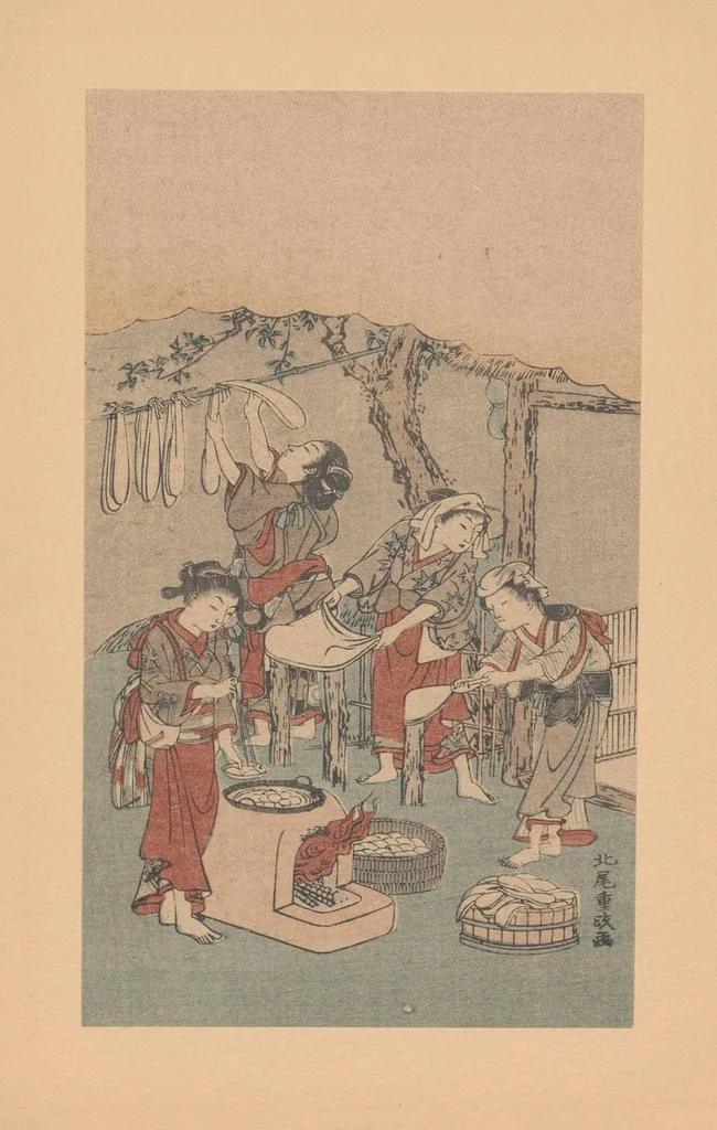 An illustration from Series Of Color Prints, 1925, leaf 6