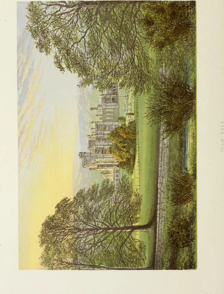 An illustration from A series of picturesque views of seats of the noblemen and gentlemen of Great Britain and Ireland. With descriptive and historical letterpress, 1880, leaf 107