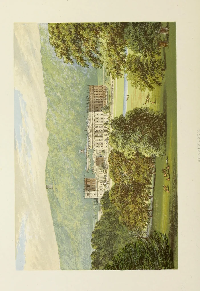 An illustration from A series of picturesque views of seats of the noblemen and gentlemen of Great Britain and Ireland. With descriptive and historical letterpress, 1880, leaf 131