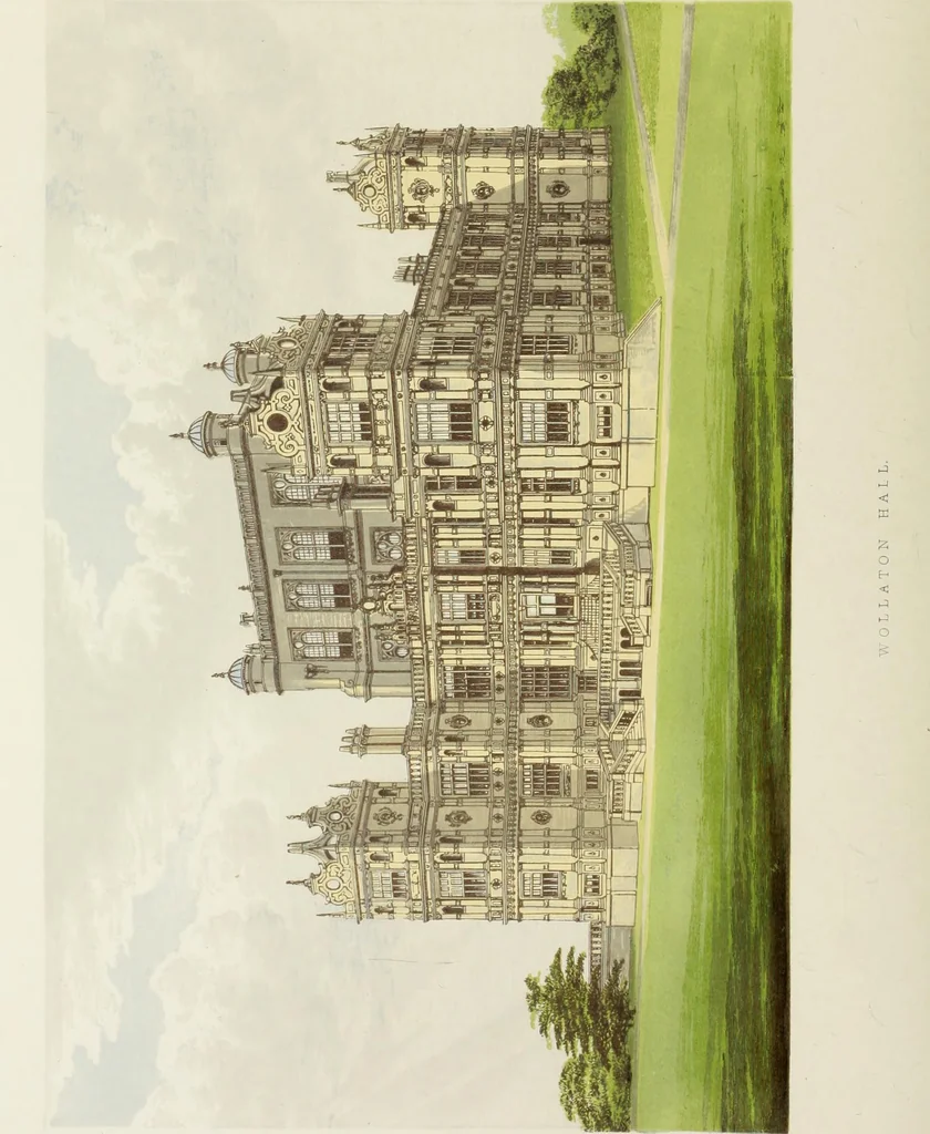 An illustration from A series of picturesque views of seats of the noblemen and gentlemen of Great Britain and Ireland. With descriptive and historical letterpress, 1880, leaf 199