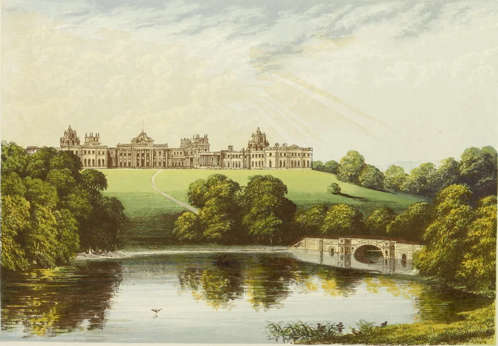 An illustration from A series of picturesque views of seats of the noblemen and gentlemen of Great Britain and Ireland. With descriptive and historical letterpress, 1880, leaf 217