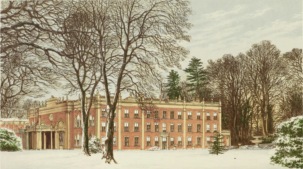 An illustration from A series of picturesque views of seats of the noblemen and gentlemen of Great Britain and Ireland. With descriptive and historical letterpress, 1880, leaf 223