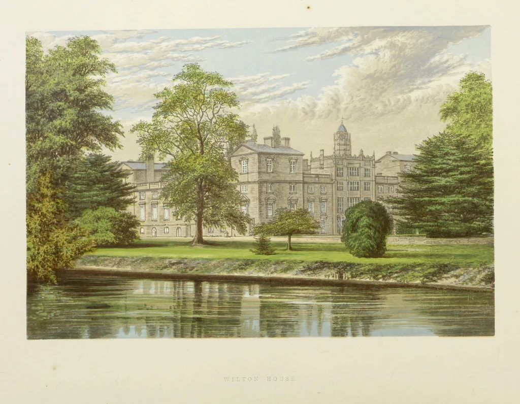 An illustration from A series of picturesque views of seats of the noblemen and gentlemen of Great Britain and Ireland. With descriptive and historical letterpress, 1880, leaf 27