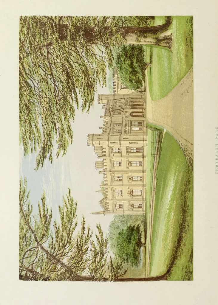 An illustration from A series of picturesque views of seats of the noblemen and gentlemen of Great Britain and Ireland. With descriptive and historical letterpress, 1880, leaf 83