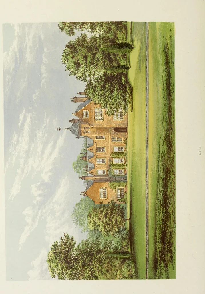 An illustration from A series of picturesque views of seats of the noblemen and gentlemen of Great Britain and Ireland. With descriptive and historical letterpress, 1880, leaf 95