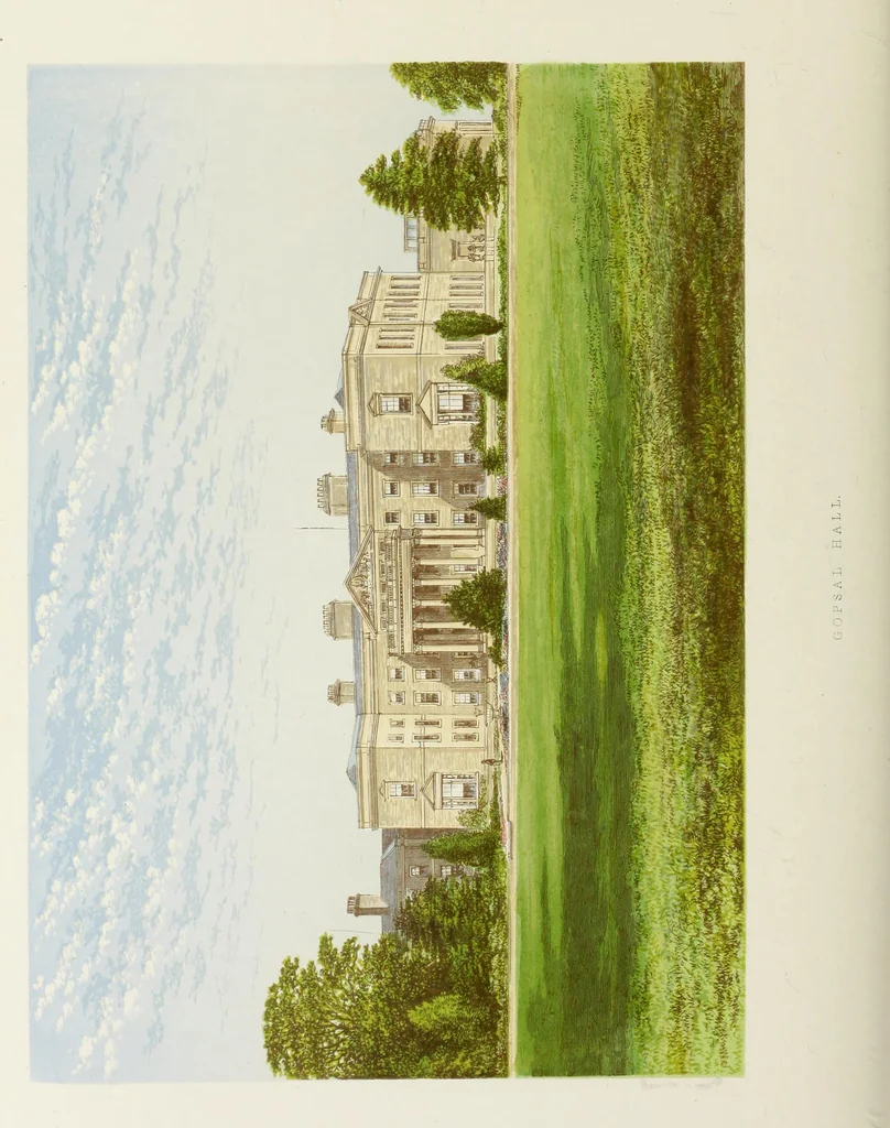 An illustration from A series of picturesque views of seats of the noblemen and gentlemen of Great Britain and Ireland. With descriptive and historical letterpress, 1880, leaf 147