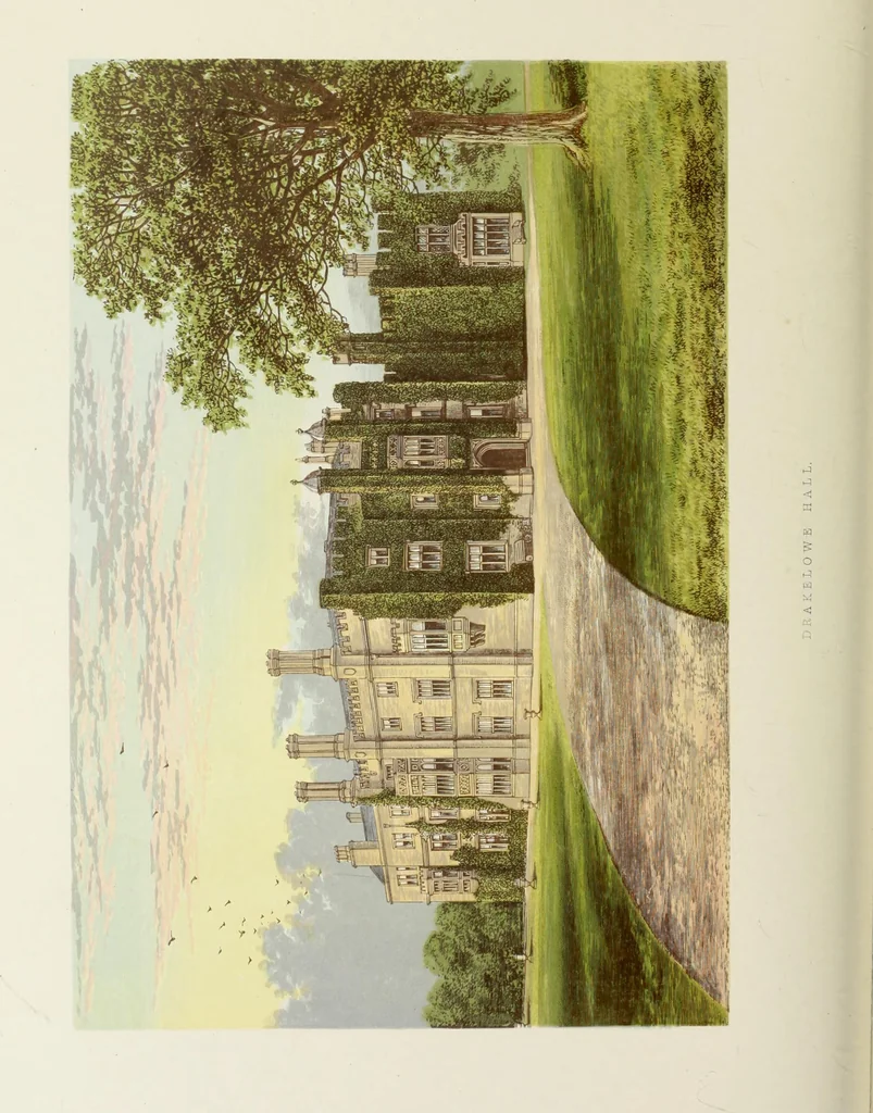 An illustration from A series of picturesque views of seats of the noblemen and gentlemen of Great Britain and Ireland. With descriptive and historical letterpress, 1880, leaf 159